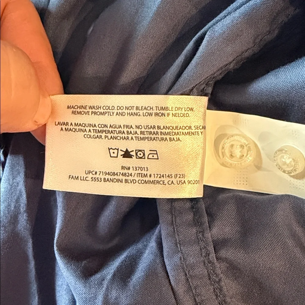Banana Republic Men's Large Blue Dress Shirt